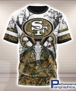 nfl-san-francisco-49ers-deer-skull-and-forest-pattern-custom-print-3d-t-shirt