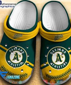 oakland-athletics-green-yellow-mlb-classic-crocs-shoes-athletics-shoes