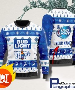 personalized-bud-light-makes-me-high-christmas-ugly-sweater-3d
