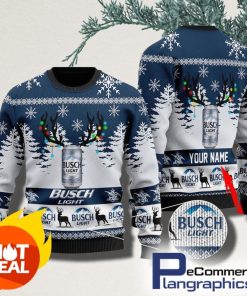 personalized-busch-light-ugly-christmas-ugly-sweater