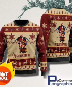 personalized-captain-morgan-christmas-ugly-sweater-3d