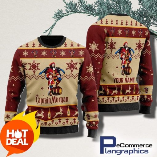 personalized-captain-morgan-christmas-ugly-sweater-3d
