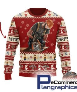 personalized-carpenter-christmas-ugly-sweater-3d