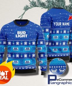 personalized-christmas-twinkle-lights-bud-light-christmas-ugly-sweater