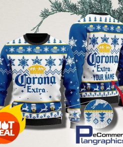 personalized-corona-beer-christmas-ugly-sweater