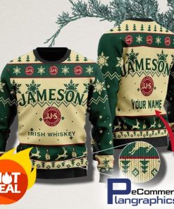 personalized-jameson-christmas-ugly-sweater-3d