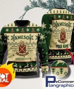 personalized-jameson-irish-whiskey-christmas-ugly-sweater