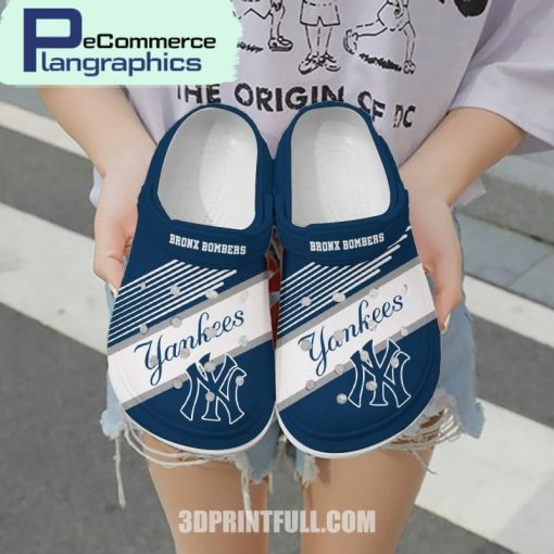 personalized-new-york-yankees-mlb-gift-for-lover-rubber-clog-shoescrocband-yankees-shoes