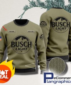 personalized-us-flag-busch-light-christmas-ugly-sweater
