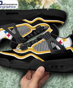 pittsburgh-steelers-logo-design-jordan-4-sneakers-custom-shoes-2