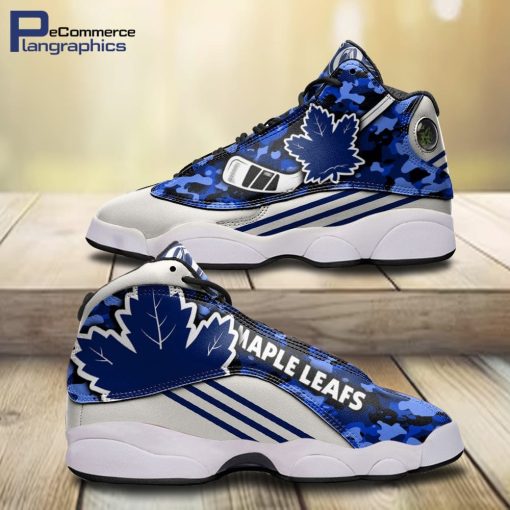 toronto-maple-leafs-camouflage-design-jd-13-sneakers-1