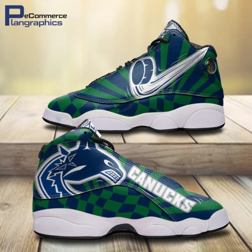 vancouver-canucks-ducks-checkered-pattern-design-jd-13-sneakers-1