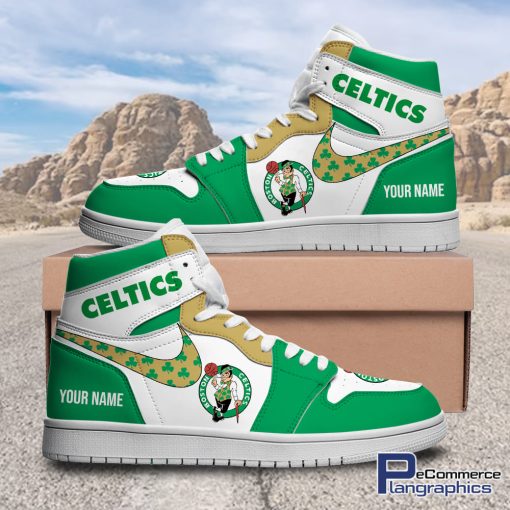 boston-celtics-custom-name-nba-air-jordan-1-high-top-shoes-1