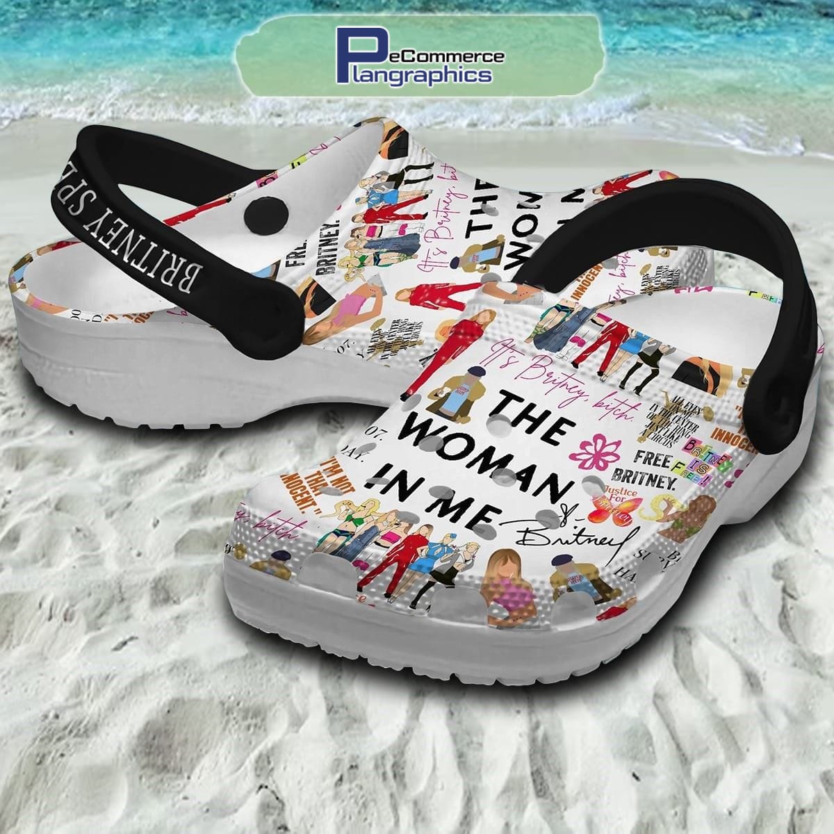 Britney Spears The Woman In Me Crocs Shoes - Plangraphics
