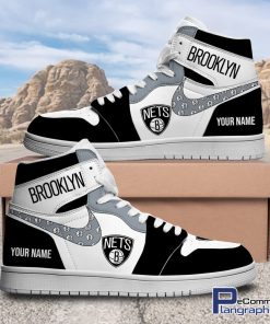 brooklyn-nets-custom-name-nba-air-jordan-1-high-top-shoes-1