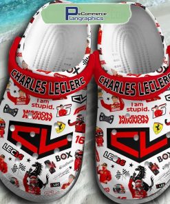 charles-leclerc-mission-i-am-stupid-crocs-shoes-1