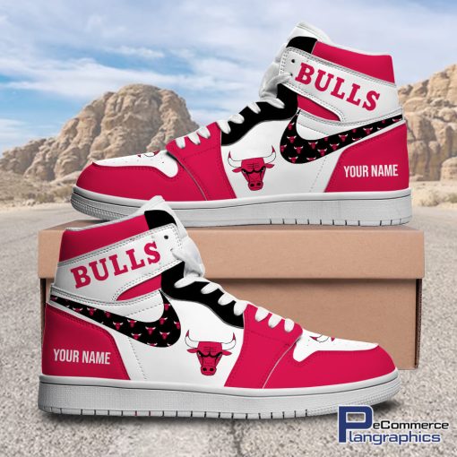 chicago-bulls-custom-name-nba-air-jordan-1-high-top-shoes-1