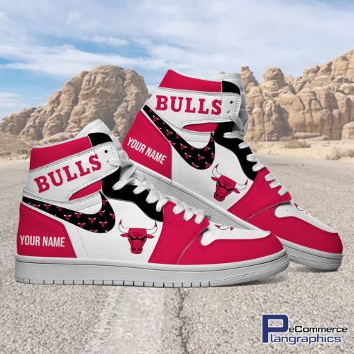 chicago-bulls-custom-name-nba-air-jordan-1-high-top-shoes-2