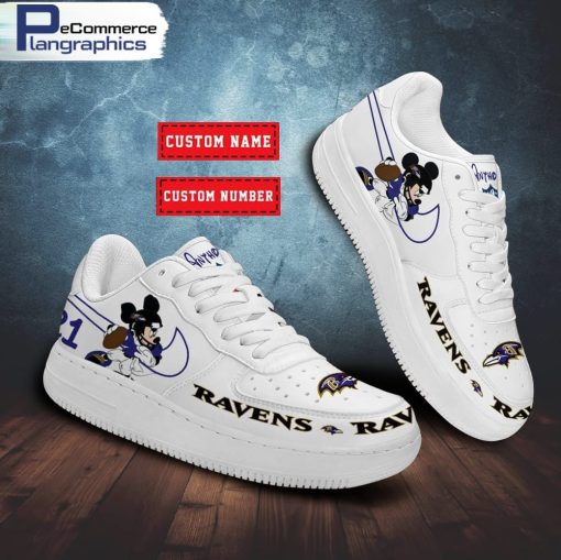 custom-baltimore-ravens-mickey-air-force-1-sneaker-3