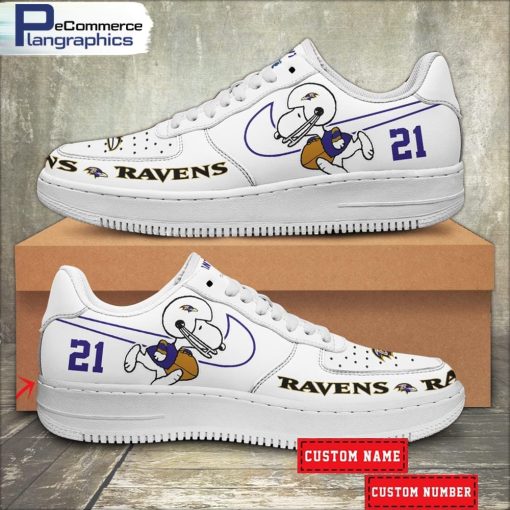 custom-baltimore-ravens-snoopy-air-force-1-sneaker-2