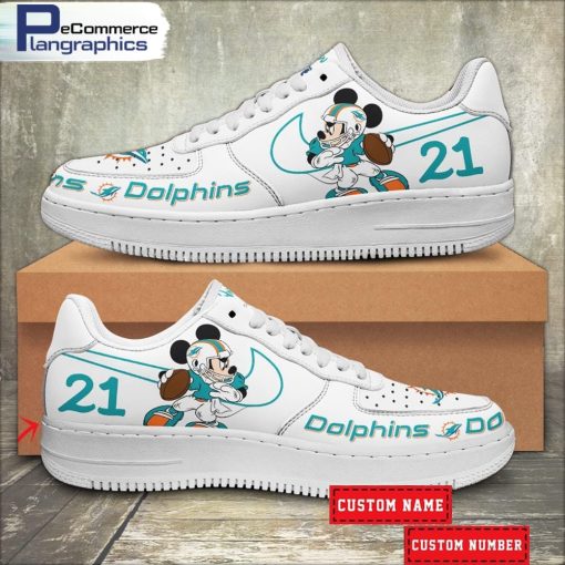 custom-miami-dolphins-mickey-air-force-1-sneaker-2