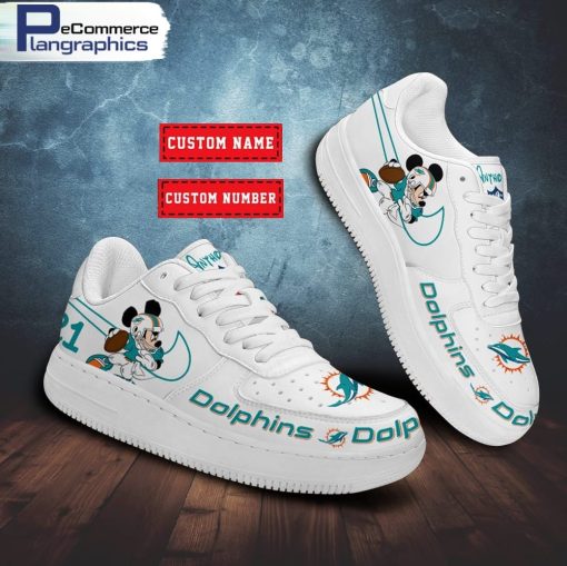 custom-miami-dolphins-mickey-air-force-1-sneaker-3