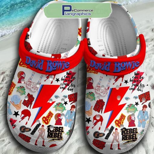 David Bowie We Can Be Heroes Just For One Day Crocs Shoes - Plangraphics