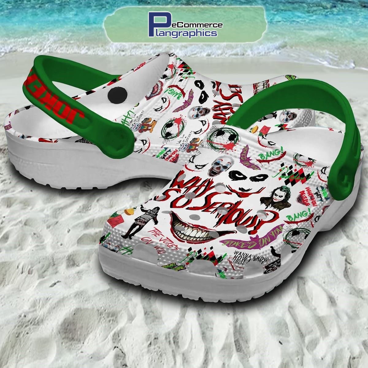 Joker Why So Serious The Jokers On You Crocs Shoes - Plangraphics