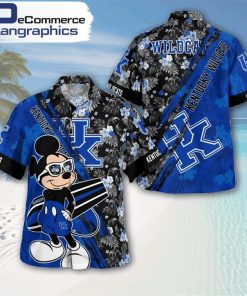kentucky-wildcats-mickey-mouse-floral-short-sleeve-hawaii-shirt-1