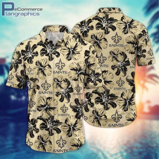 new-orleans-saints-hibiscus-tropical-pattern-nfl-hawaiian-shirt-1