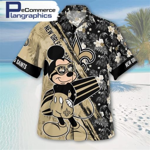 new-orleans-saints-mickey-mouse-floral-short-sleeve-hawaii-shirt-3