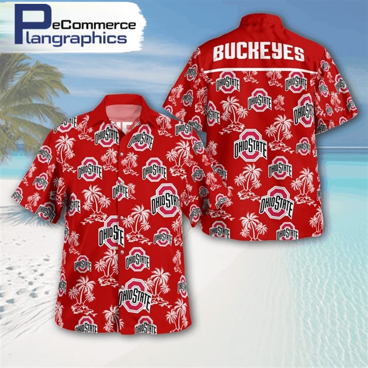 Ohio State Buckeyes Tropical Hawaii Shirt Limited Edition, Buckeyes Gifts for Fans