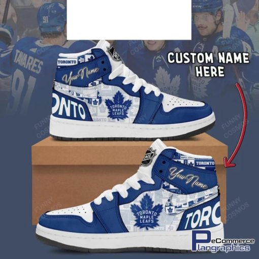 toronto-maple-leafs-nhl-custom-name-air-jordan-1-shoes-1