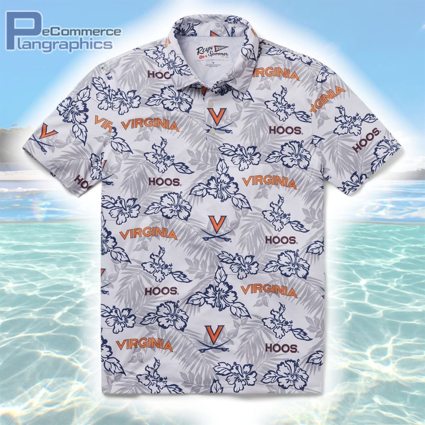 University Of Virginia Hawaiian Summer Shirt