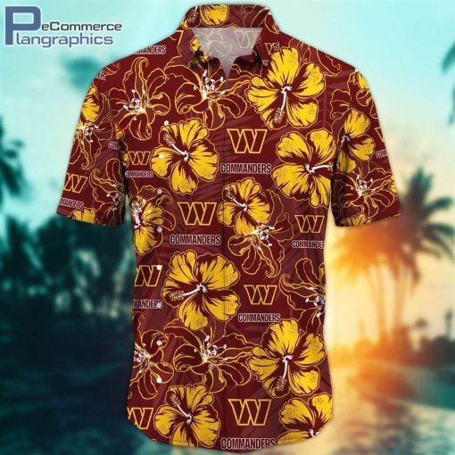 washington-commanders-hibiscus-tropical-pattern-nfl-hawaiian-shirt-3