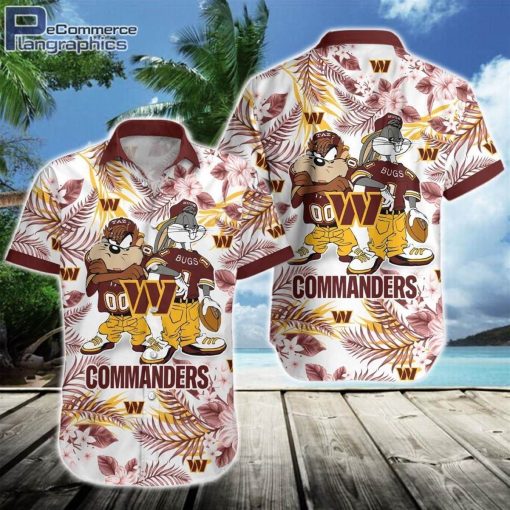 washington-commanders-taz-and-bugs-nfl-teams-hawaiian-shirt-1