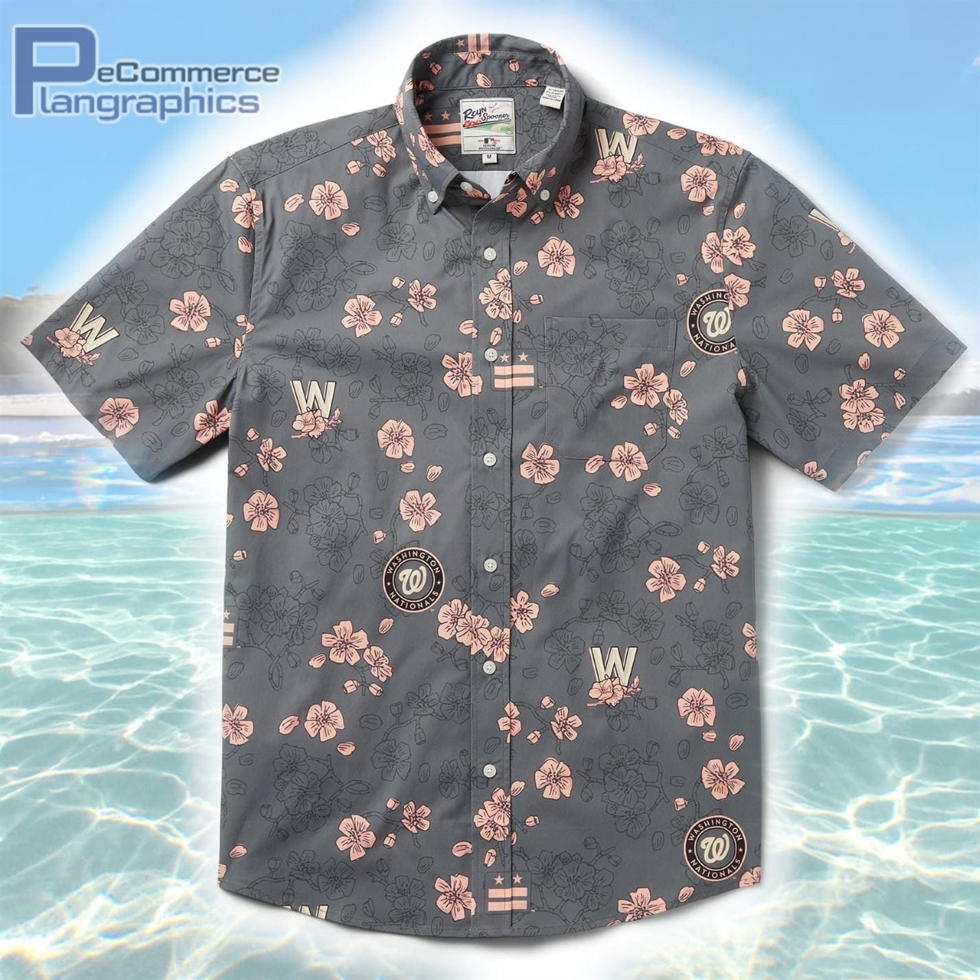 Washington Nationals City Connect Tropical Hawaiian Summer Shirt