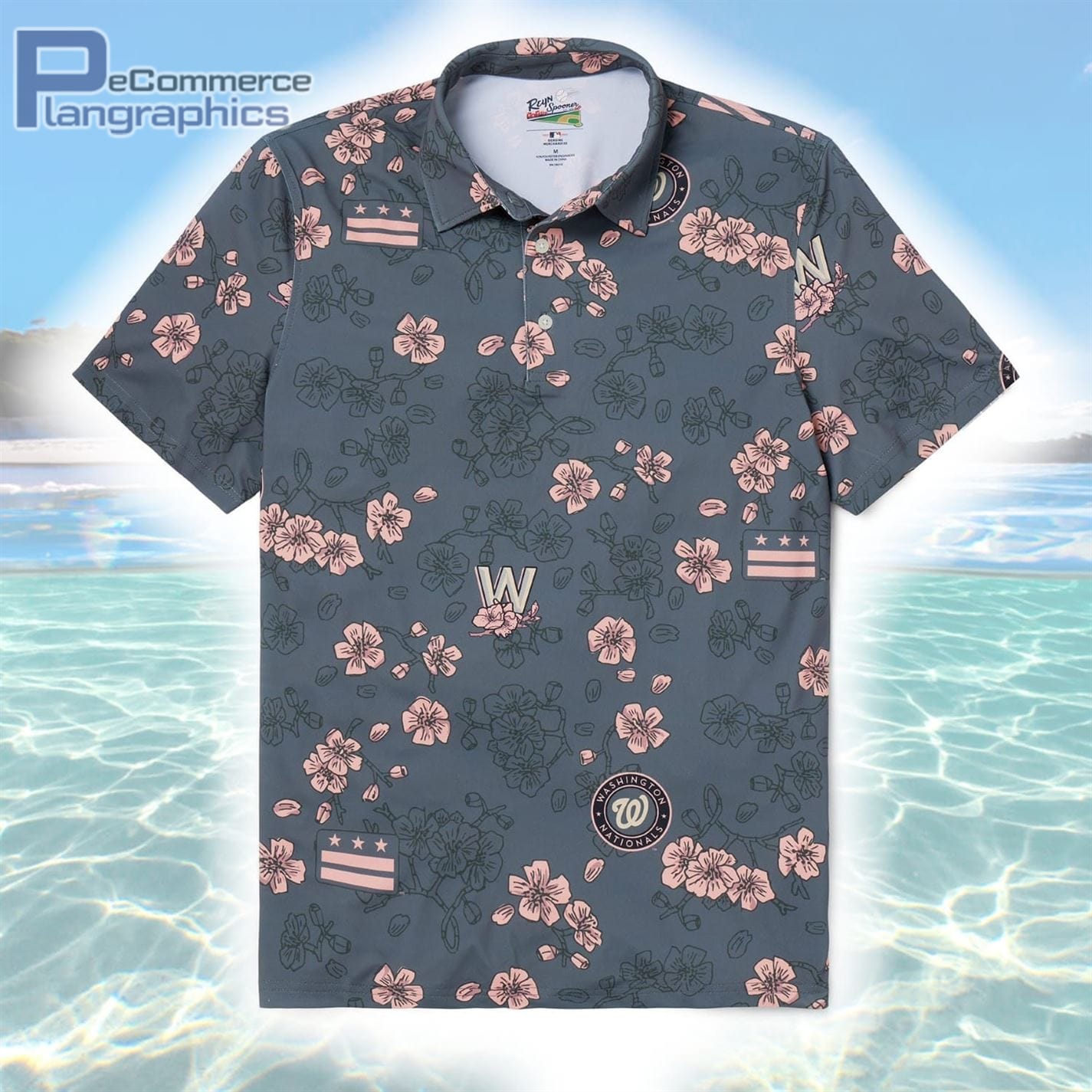 Washington Nationals City Tropical Hawaiian Summer Shirt