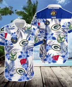 wisconsin-badgers-green-bay-packers-milwaukee-brewers-milwaukee-bucks-wisconsin-sports-hawaiian-shirt-1